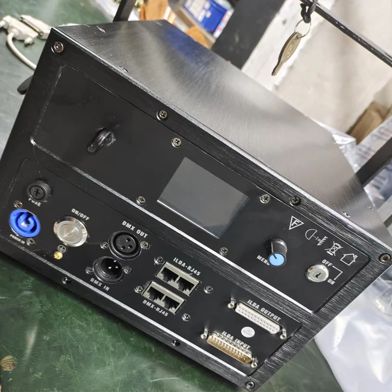 レーザー プロジェクター ilda dmx RGB Animation Laser Projector Light DMX ILDA DJ Party Club