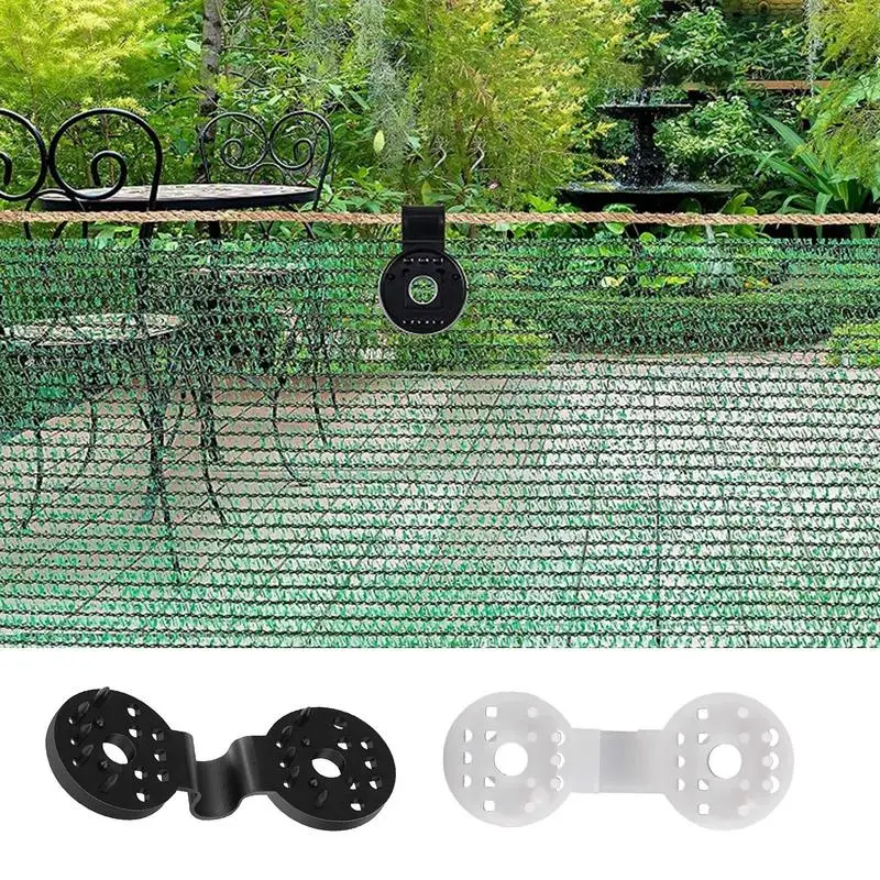 

Multifunctional Tarp Clips Non-slip Shade Installation Hooks Anti Bird Garden Netting Greenhouse Tent Shade Cloth Install Clips