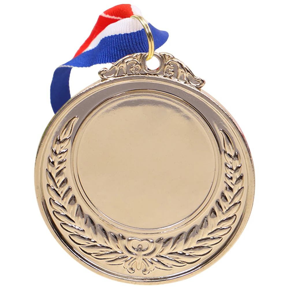 Medaglie D'oro, D'argento E Di Bronzo Con Numeri Su Sfondo Interenting Per I Vincitori Medaglia Con Nastro Tricolore Giochi Olimpici Invernali A Pechino 2022 U Image452895683