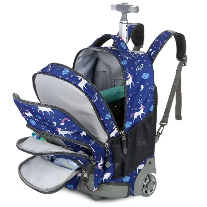 Kids Rolling School Backpack 2