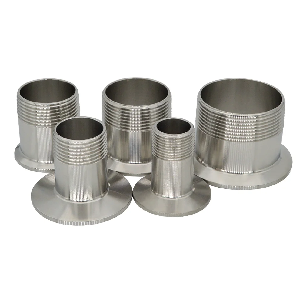 3/4&ldquo; 1&rdquo; 2&ldquo; Male Threaded to Tri Clamp Ferrule 304 Sanitary Stainless Steel Pipe Fitting