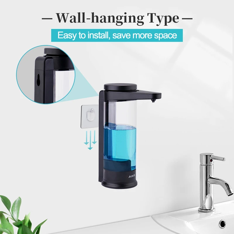 aike dispensador de sabao liquido automatico para cozinha 05