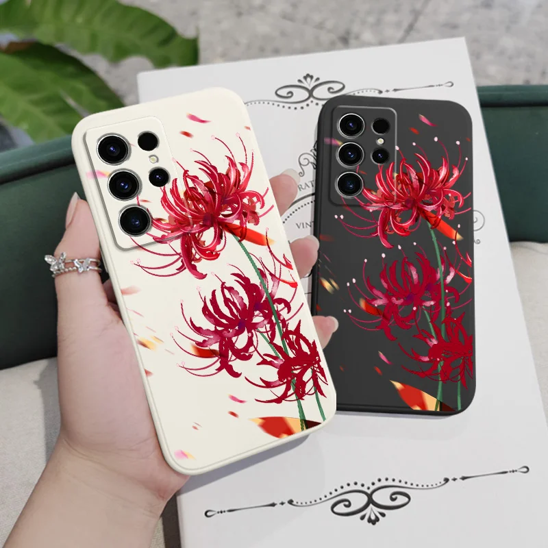 Elegant Higan Flower Phone Case Cover