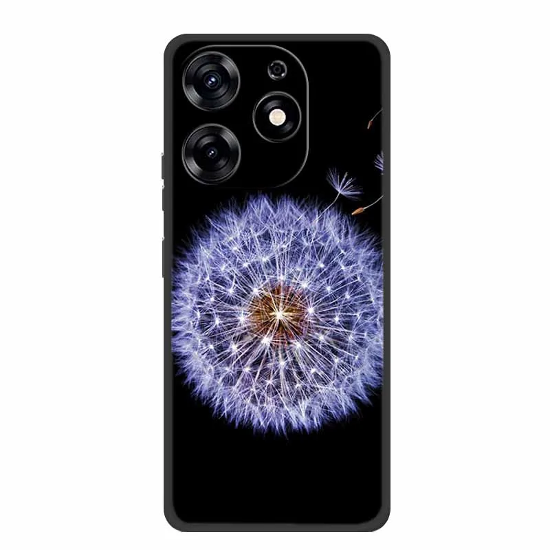 Sleek Black Silicone Soft Phone Case - Durable and Stylish Back Cover Shell