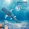 2.4G RC Simulation Shark Toys 4CH Waterproof Electric Remote Control Shark Boat Swimming Pool Bathroom Children Toy Gift 6