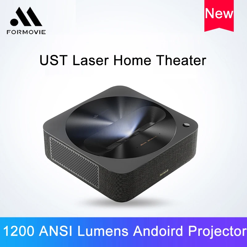 Formovie r1 nano 1080p projetor a laser 1200 ansi lumens ultra curto