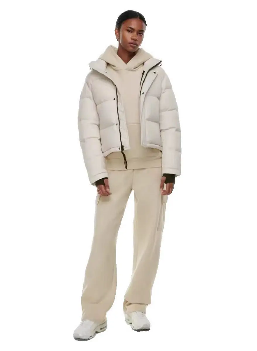 Aritzia Puff Ruby Same Style Winter Warmth 90 White Goose Down Blue Bread Jacket Down Jacket Female