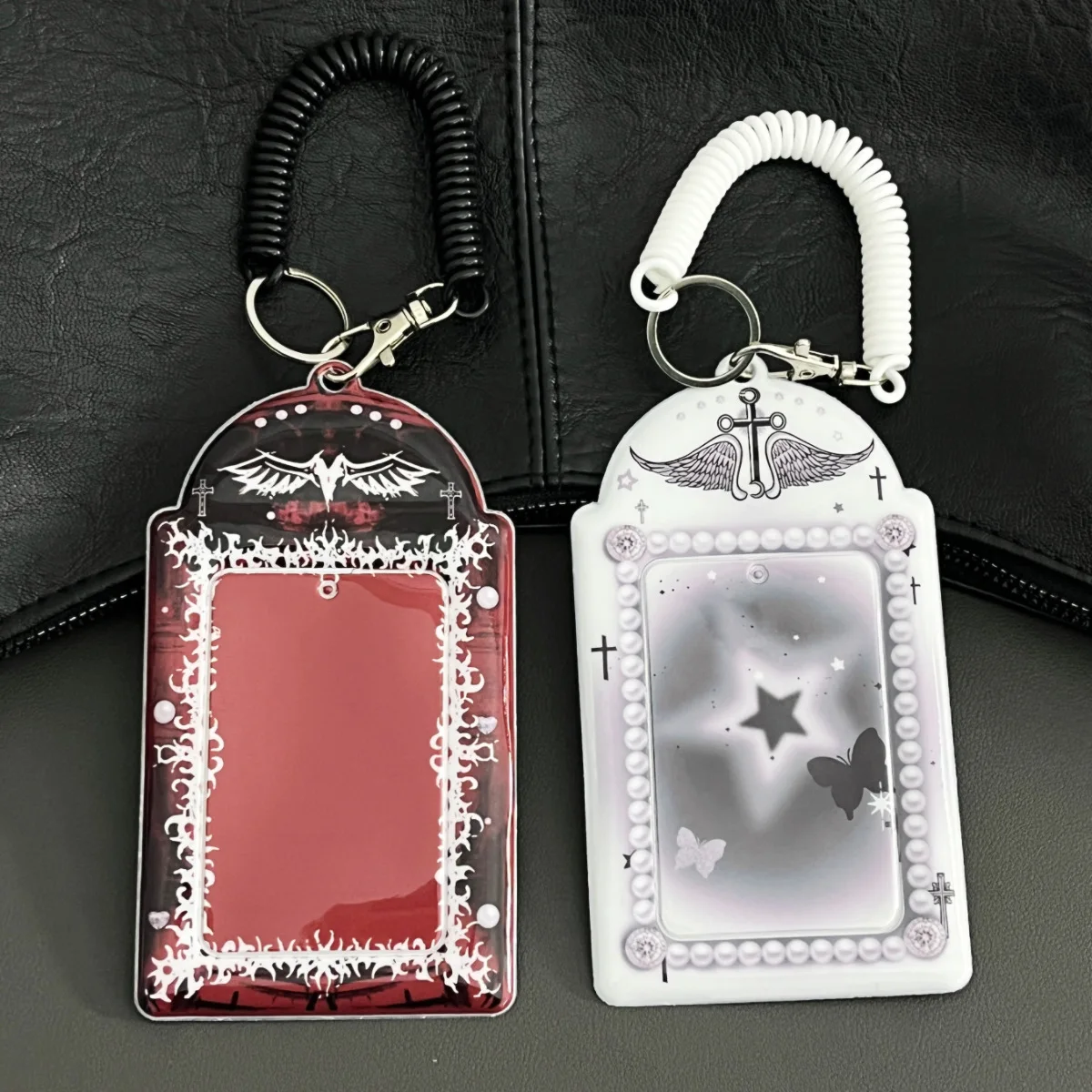 Stationery ID Card Cover Bag Pendant Card Holder Cartoon Card Protective Sleeve 4