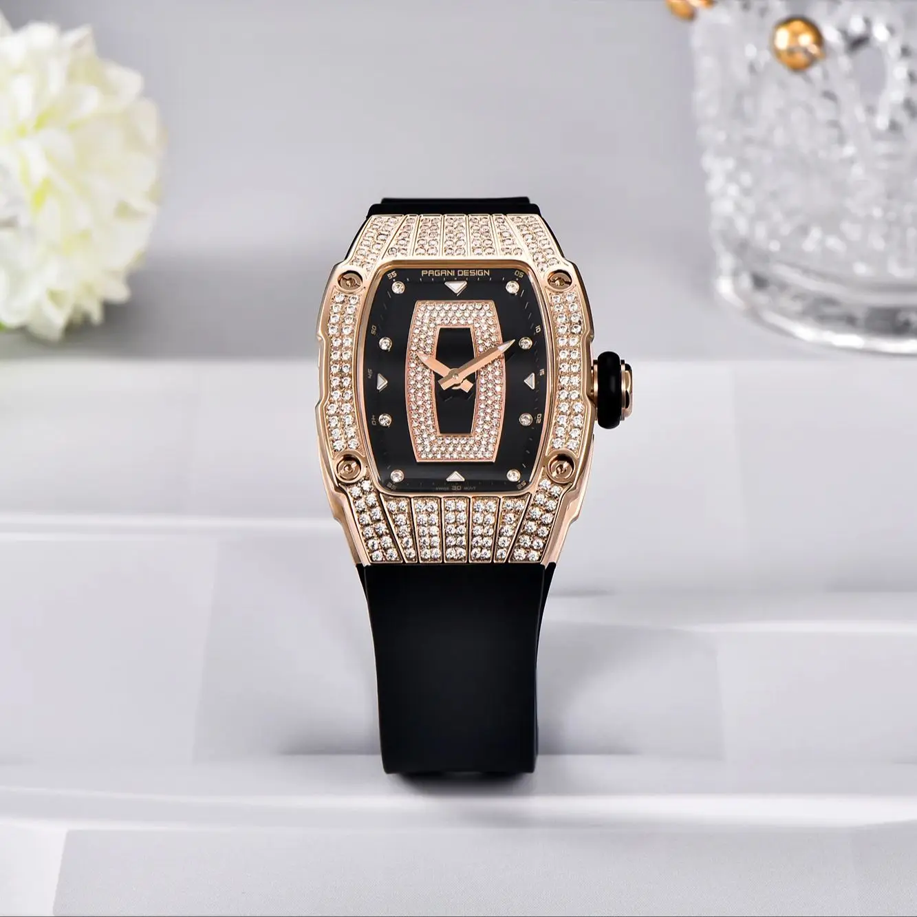 2024 NEW PAGANI DESIGN Luxury Women Fashion Quality Diamond Studded Quartz Watches Ladies Elegant Wristwatches Montre Femme