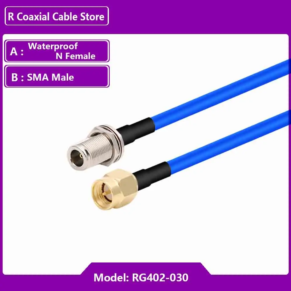 Helilyco N-Stecker Auf SMA-Stecker, RG402-Koaxialkabel