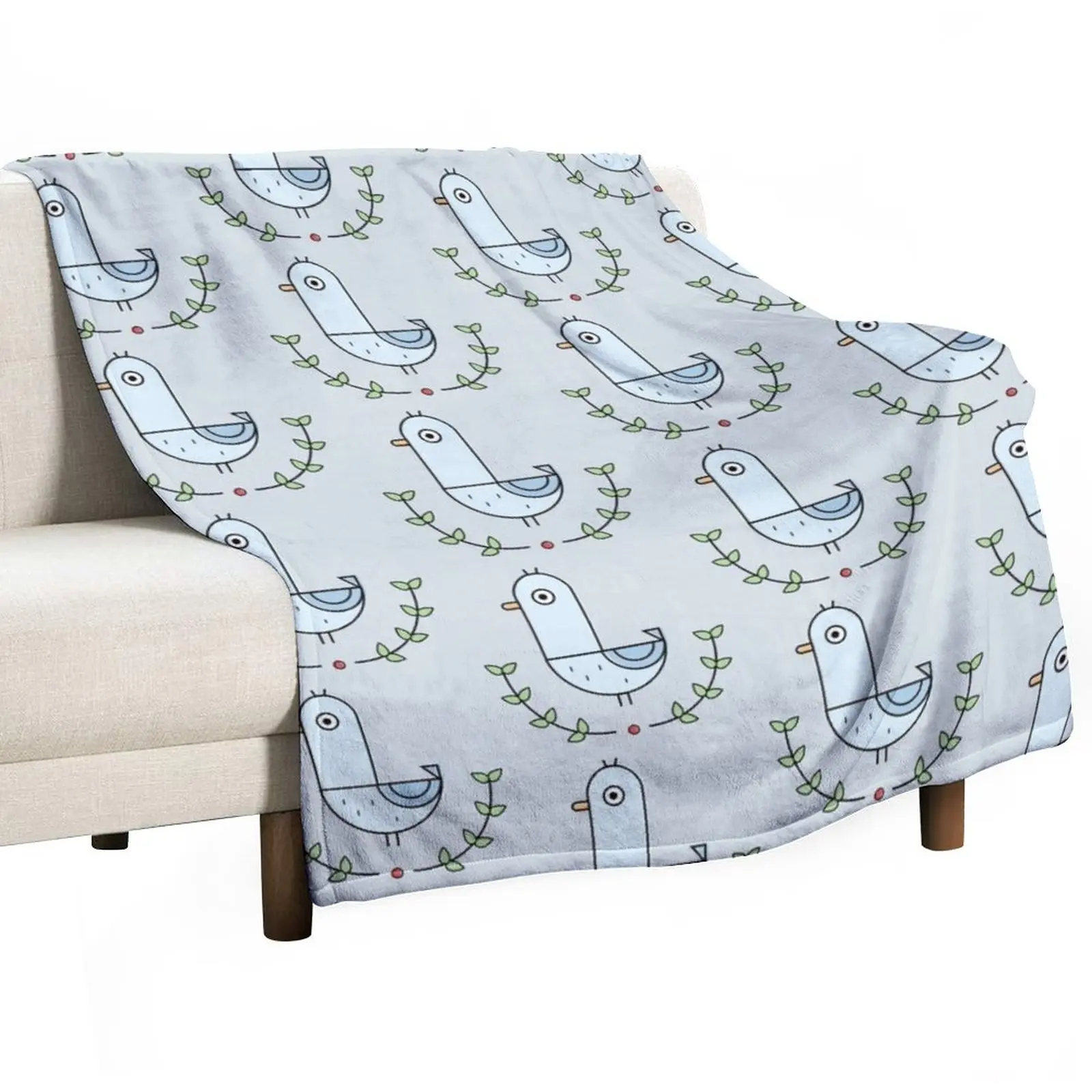 

New Super Fancy Bird Throw Blanket Hair Blanket Custom Blanket Bed Fashionable Blanket