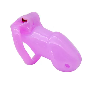 Sex Shop New Male Chastity Cock Cages Sex Toys For Men Penis Belt Lock With Four Penis Rings With Gay Device Chastity Lock 5