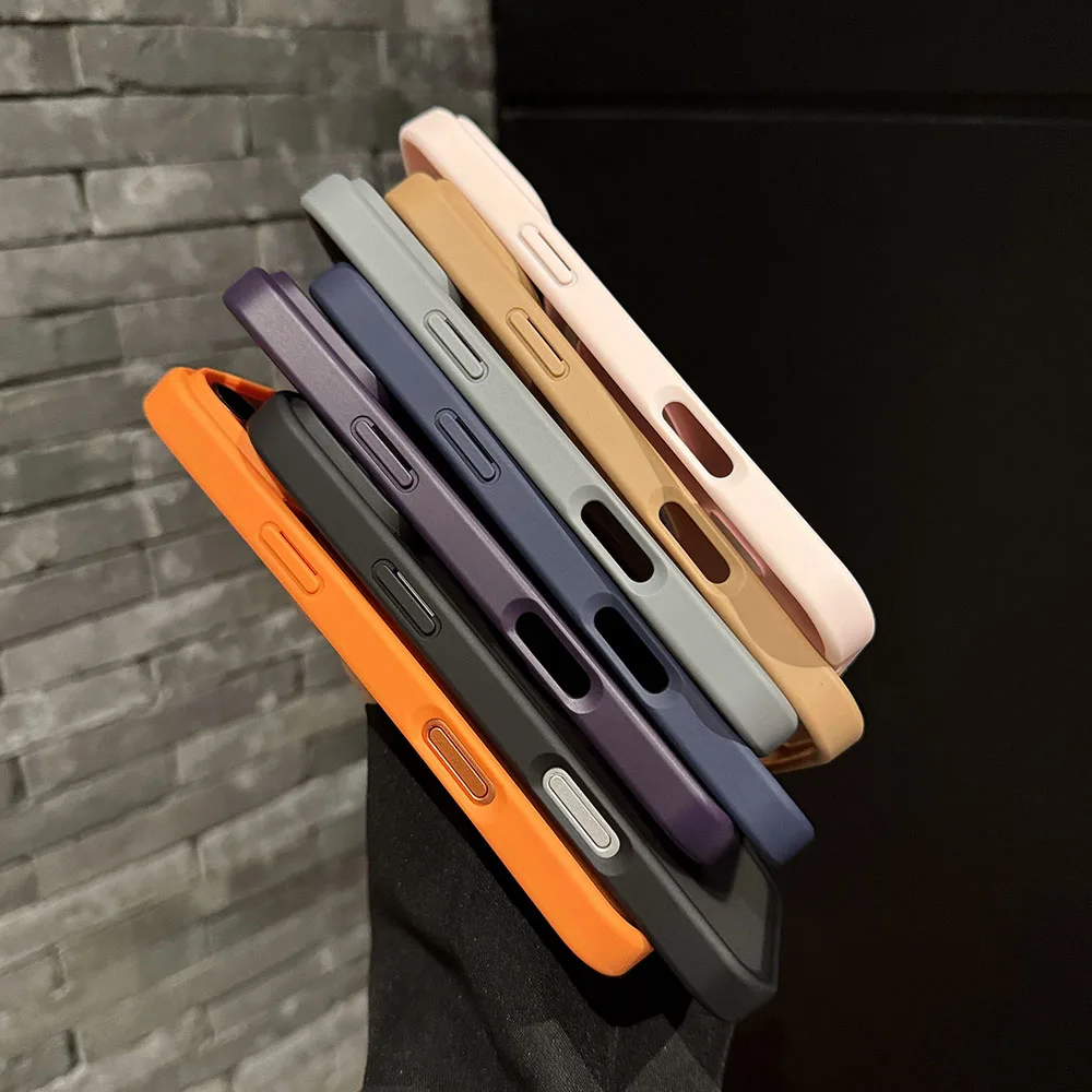 Shockproof Translucent Magnetic Phone Case For Iphone Pro Max_voghion.com