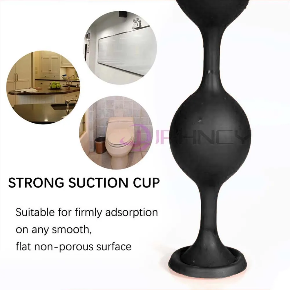 analdildo mit kugelstruktur Rebel - Analplug mit Penis- und Hodenring 1 St main image 0