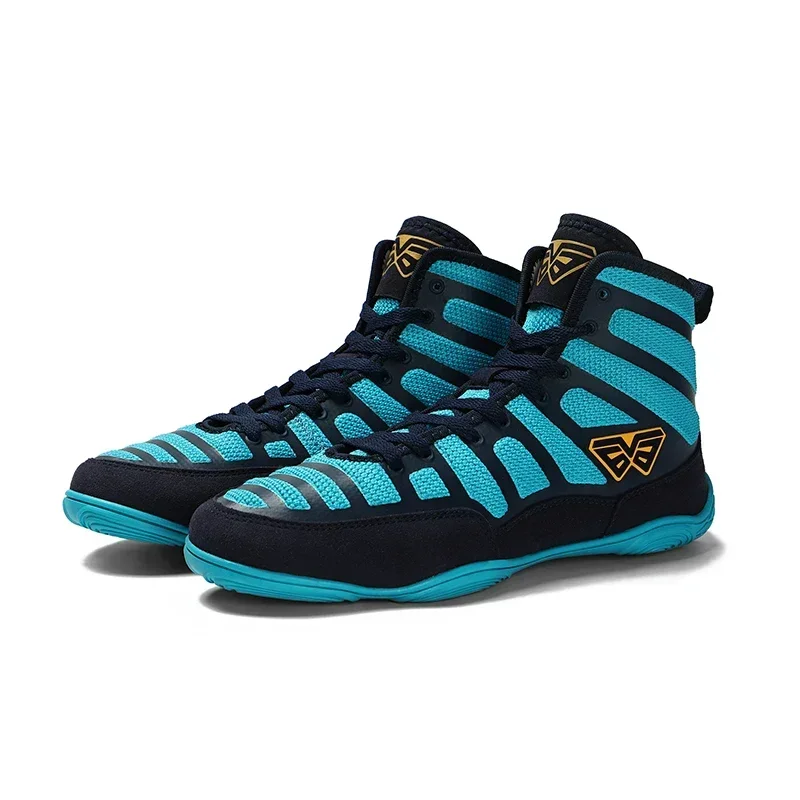 Martial Arts Shoes Wrestling Boots Men Training High Top Boxing Outdoor