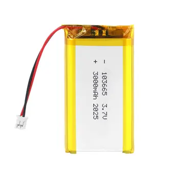 103665 Batteria 3000mAh 3.7V Batterie al litio 103565 Li Polimero Lipo per dispositivi medici Tablet Droni Dispositivi elettronici Dvd