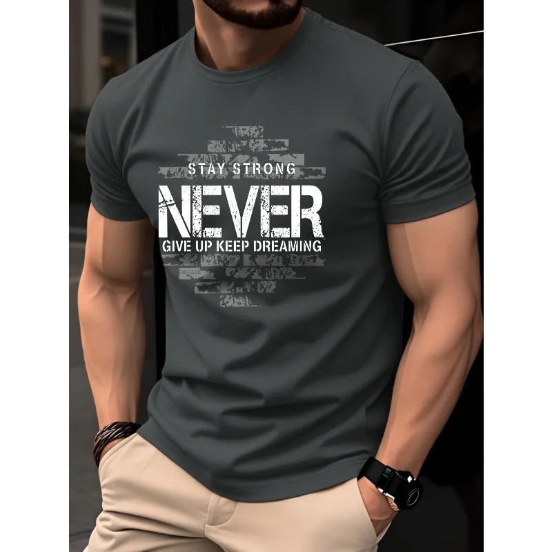 2026 Sommer Herren Neues Freizeit-T-Shirt mit Personalisiertem Muster Modischer Druck Bequemes Lockeres T-Shirt Geeignet für Tägliches Tragen