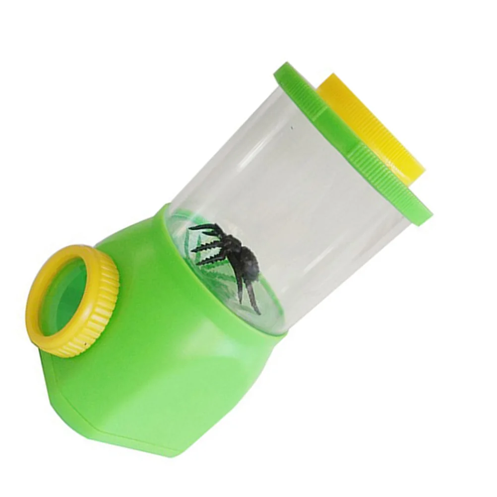 

Insect Viewer Kids Explorer Kit Bug Catcher for Container Display Case Outdoor Two-way Magnifying Jar Grabber