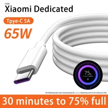 2PC 5A Fast Charging Type C Cable for Xiaomi Mi 10 Ultra Redmi Mobile Phone Accessories Power Bank Usb C Cable Charger Usb Cable