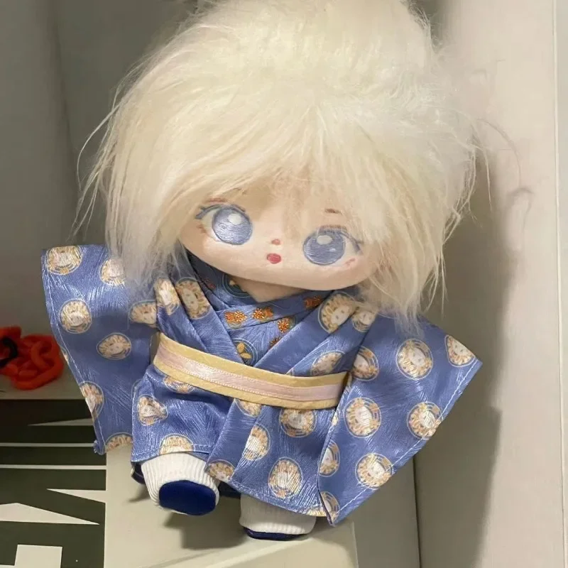 20CM Doll Clothes Japanese Style Floral Dress Kimono Girl Casual Wears Evening Dress For Idol Dolls Plush Toys Clothing Gifts