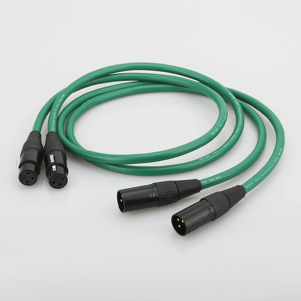 McIntosh 2328 Hifi Silver-plated 2XLR Cable High Quality 6N OFC HIFI XLR Male To Female Audio Cable