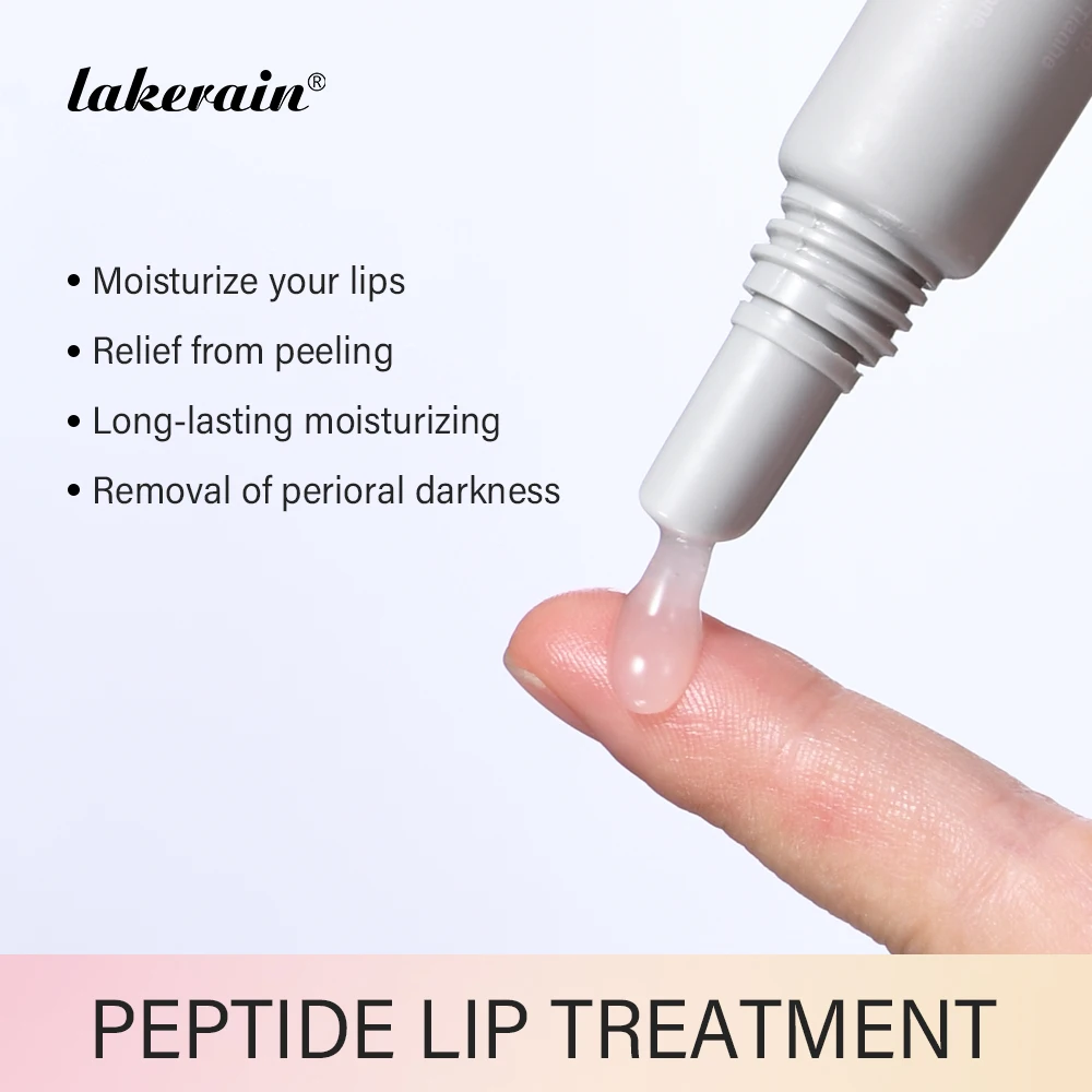 Lakerain Lip Care Gel Moisturizes Peptide Moisturizes And Lightened  Remove Dead Skin Lip Lines Anti-chapping Caramel Lip Balm 2