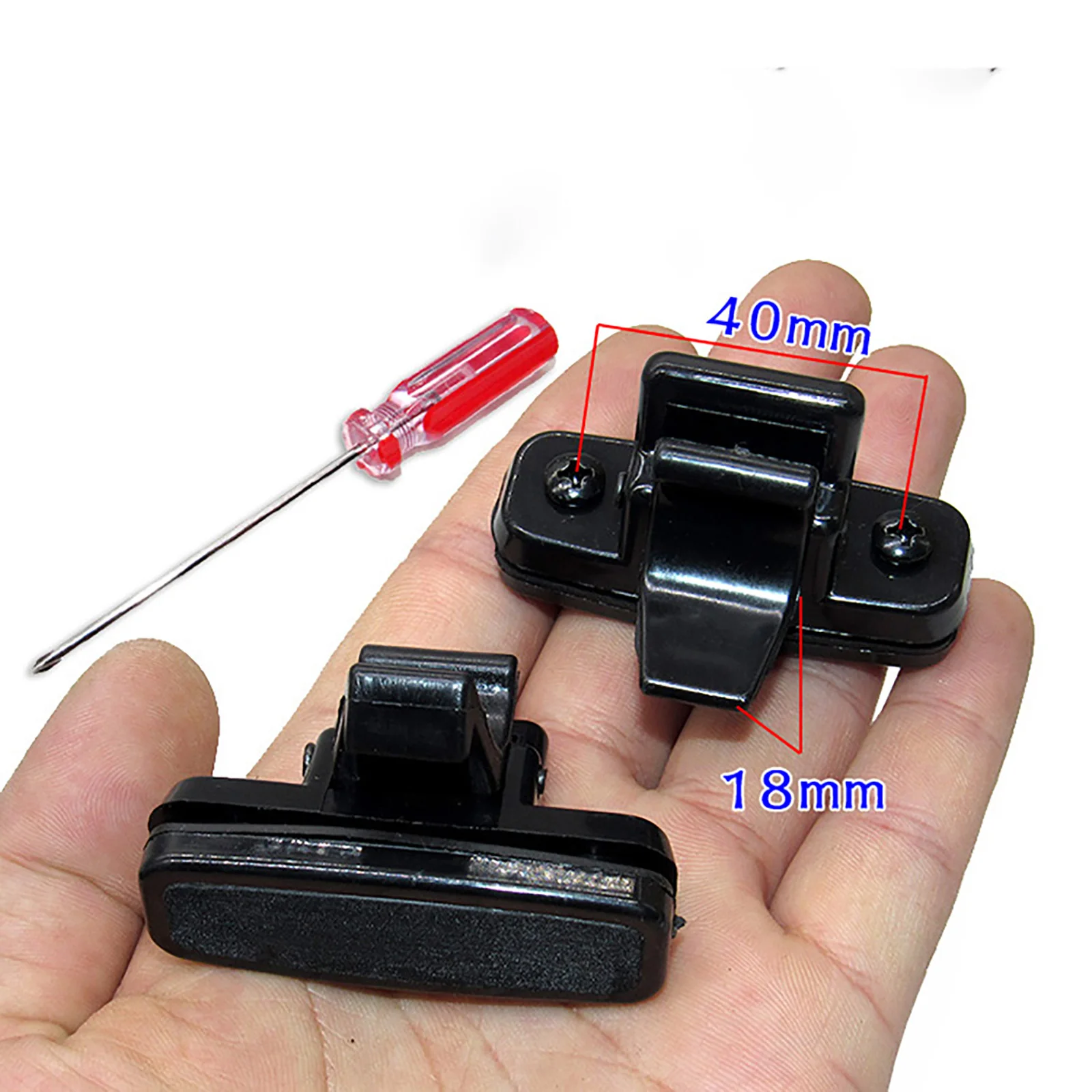 Car Lock Accessories Excavator Accessories 1pcs 40mm Door Window Lock For Kubota 155/161/163/165 Cab Glass Buckle High Quality Excavator Window Lock Buckle Exterior Part