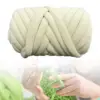 Chunky Yarn Washable Braided Knot 500G Tube Giant Yarn Jumbo Tubular Yarn for Crochet Rug Making Blanket Pillow Throw 4