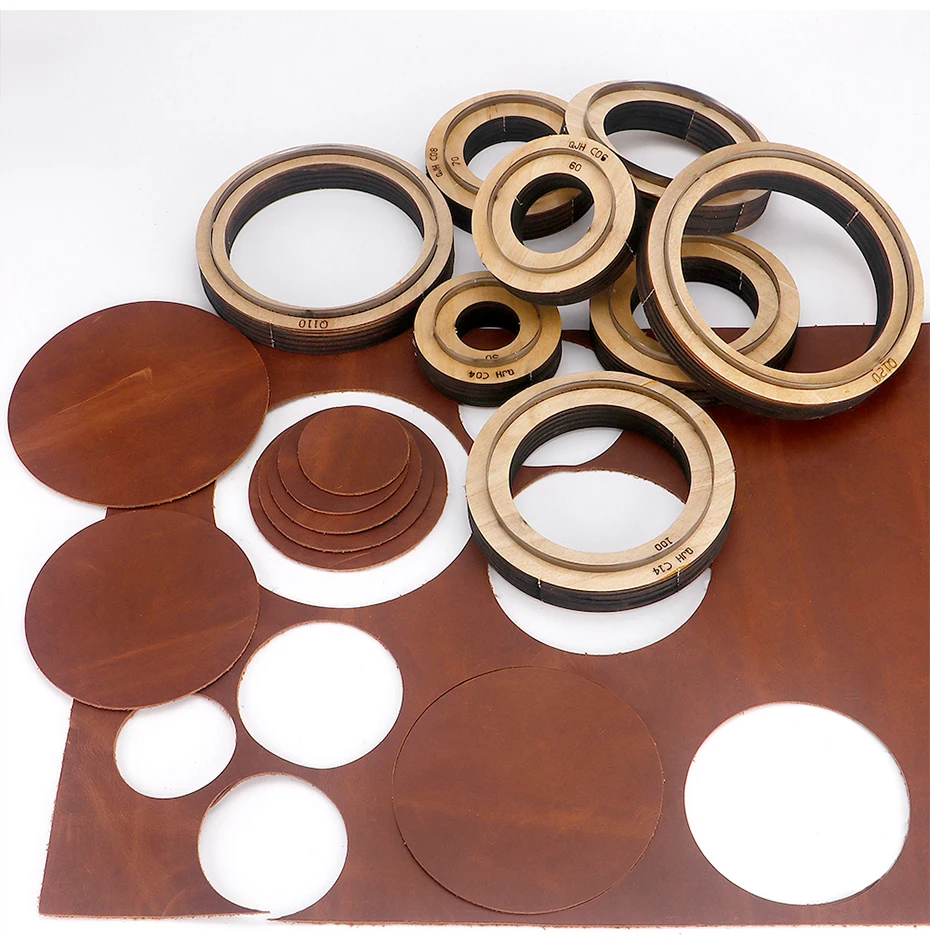 Description Picture 3 of itemQJH Big Size Hollow Round Hole Punch, High Carbon Steel Round Leather Cutting Dies for DIY Leather Crafts (5 6 7 8 9 10 11 12cm)