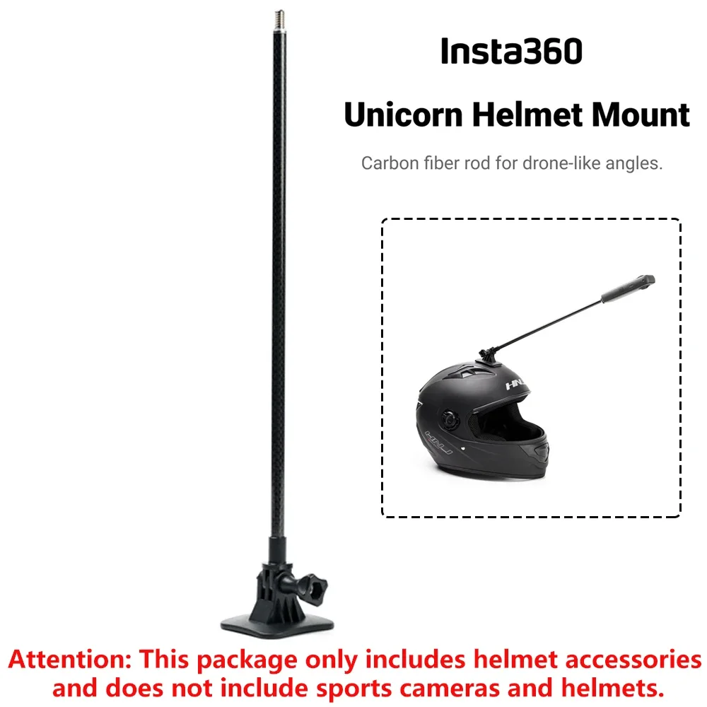 מצלמת פעולה ספורטיבית בגודל כיס Insta360 X3 עם חיישן 1/2'' - ערכת אופנועים ואביזרים ל-X3/ONE X2/ONE RS Twin