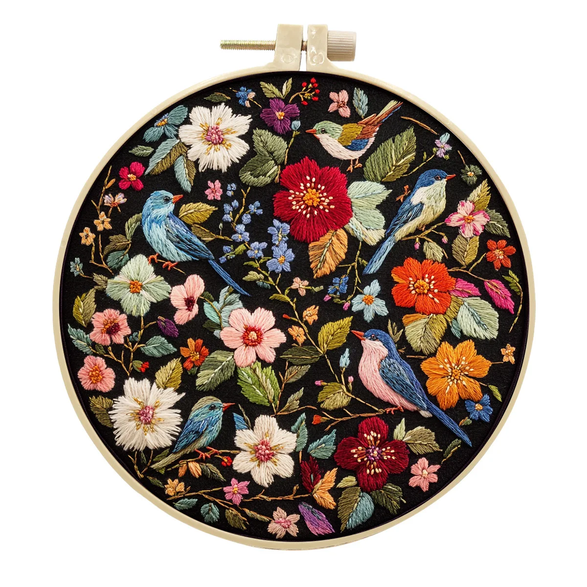 Flower & Bird Embroidery Kit 6