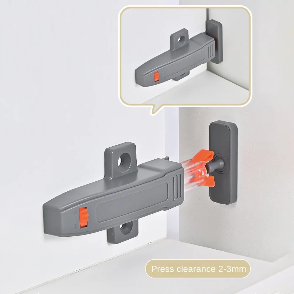Description Picture 6 of itemCabinet Catches Door Stop Closer Damper Buffer Invisible Rebound Device For Wardrobe Furniture Hardware Push Type Catch Latch