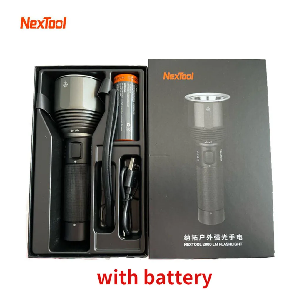 Nextool latarka 5000mAh 2000lm 380M za $27.76 / ~111zł Nextool latarka 5000mAh 2000lm 380M za $27.76 / ~111zł