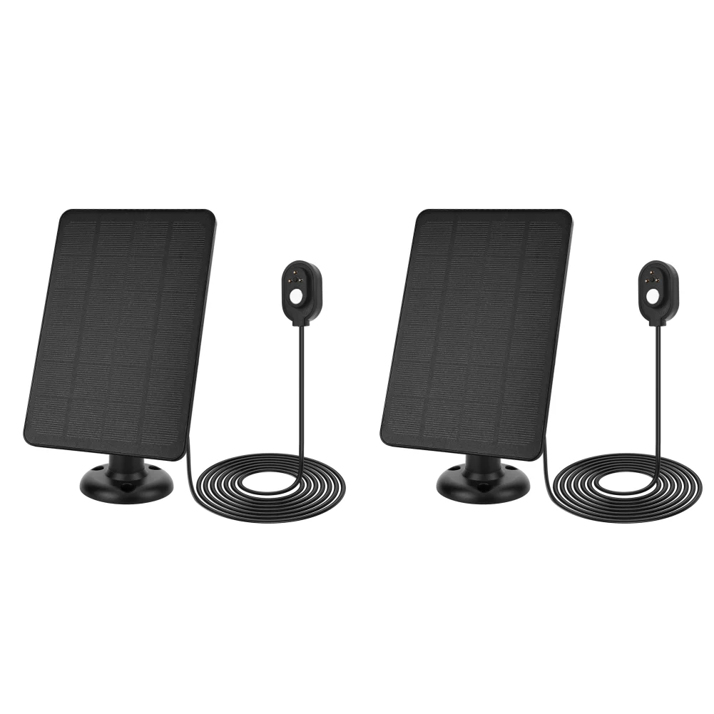 Arlo Pro 5S/4/3 조절식 벽 마운트, 태양광 충전 패널, 블랙 4W, 5 V