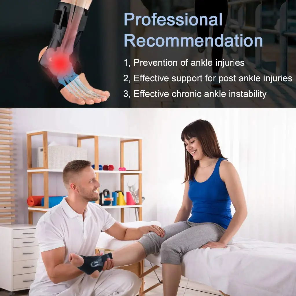 Sports Ankle Brace Compression Sleeve For Ankle Sprains Plantar Fasciitis