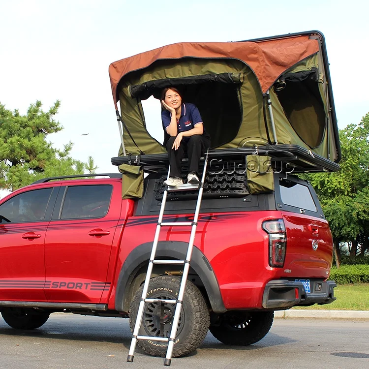 Tenda Da Sole 4X4 Offroad Car Roof Alluminio Hard Shell Roof Top Tenda Per L200 Mitsubishis Nissan Frontier 2022