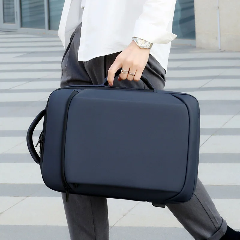 Multi compartment rechargeable business and leisure backpack Large capacity minimalist commuting laptop bag Backpack for boys