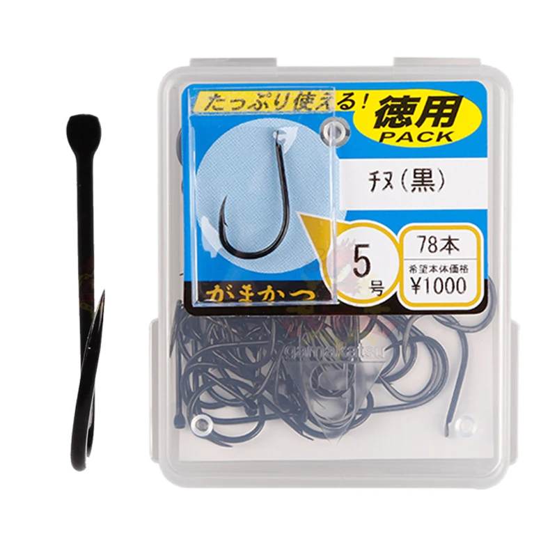 Japan Original Gamakatsu Hooks For Fishing With Barbs Carp Hook Offset Flat  Thick Handle High Carbon Steel Sea-Resistant Fishing - AliExpress