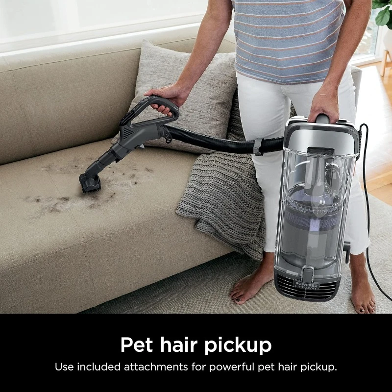 Upright Vacuum, with Powered Lift-Away & Self-Cleaning Brushroll, 1 Qt Dust Cupfor Powerful Pet Hair Pickup with No Hair Wrap