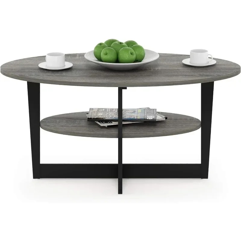Coffee Table, 1-Pack, Oak Grey/Black