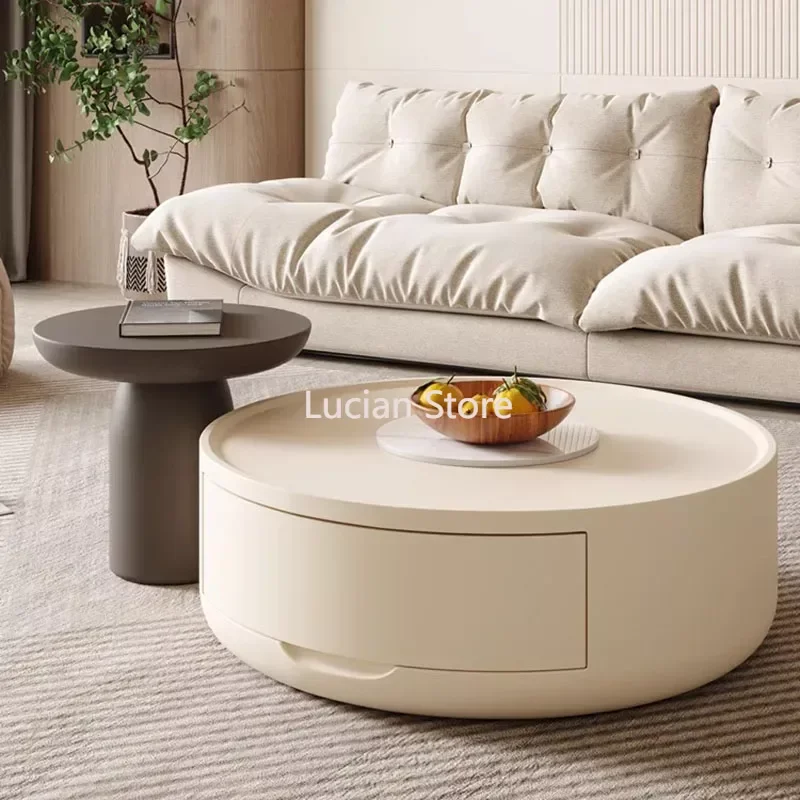 

Living Room Coffee Table Nordic Center Round Dining Console Wood Desk Tv Stand Coffee Table Salon Stolik Kawowy Home Furniture