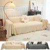 Sofa Blanket Solid Knitted Sofa Throws Furniture Protector Tassels Sofa Slipcover Sofa Chair Cover for Living Room Home Decor 1