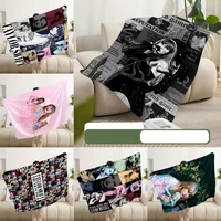 Printed Blanket Picnic Blanket Singer T-Taylors Warm Blanket Soft and Comfortable S-Swifts Home Travel Birthday Gift 1