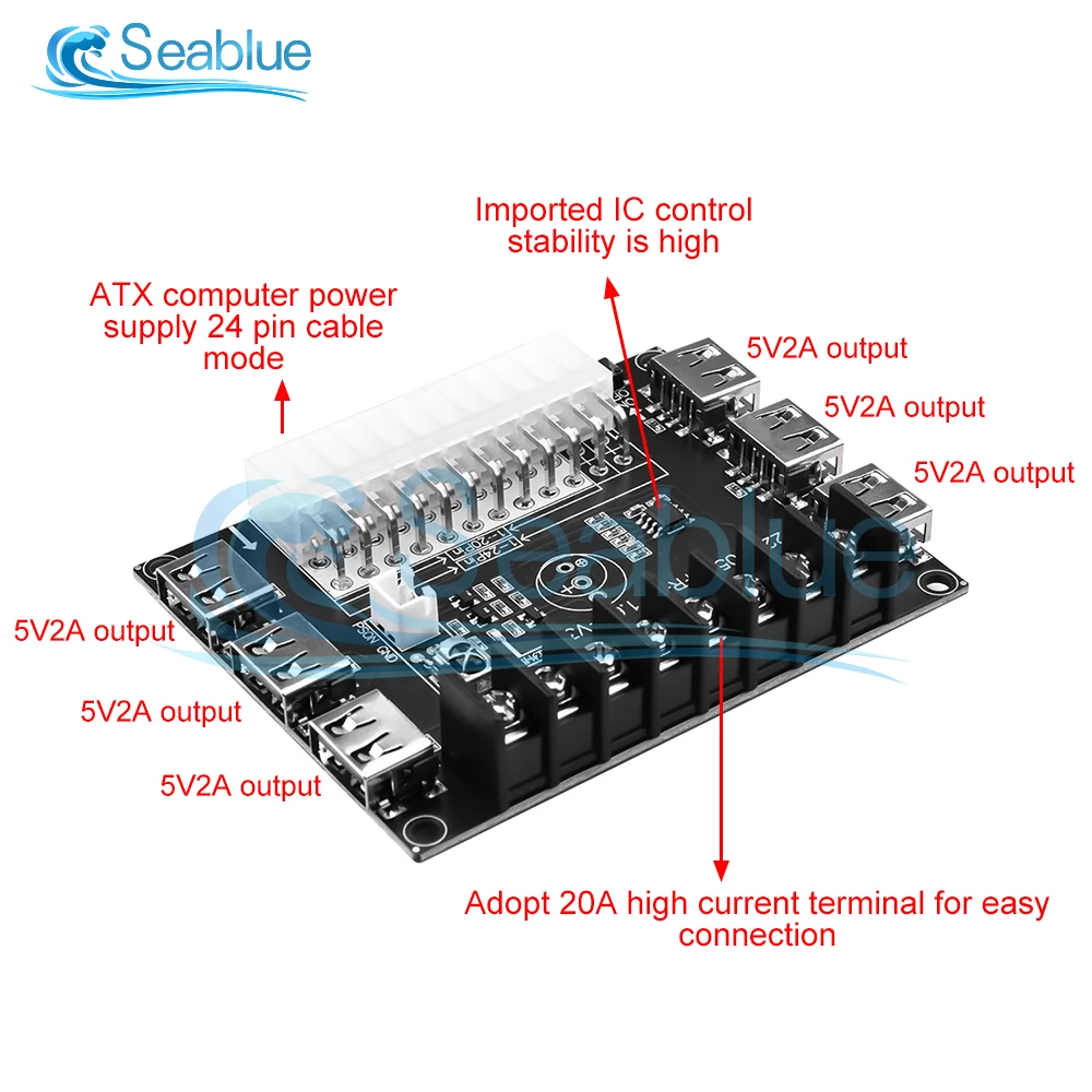 24 Pin ATX Power Supply USB Charging Desktop Computer Chassis Power 24-pin-atx-power-supply-usb-charging-desktop-computer-chassis-power