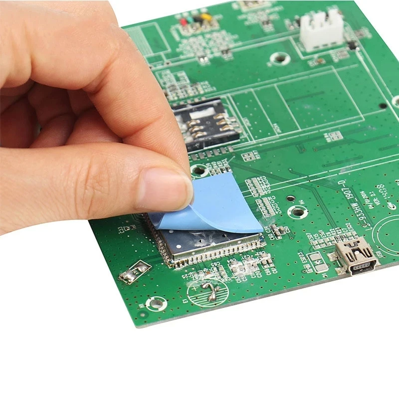 Thermal pad 100*100 Heat Sink Thermal Conductivity 6.0W GPU CPU Heatsink Cooling Conductive Silicone Pad PC Fan