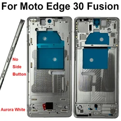 Premium Middle Frame Housing LCD Front Bezel (Edge30 Fusion - White)