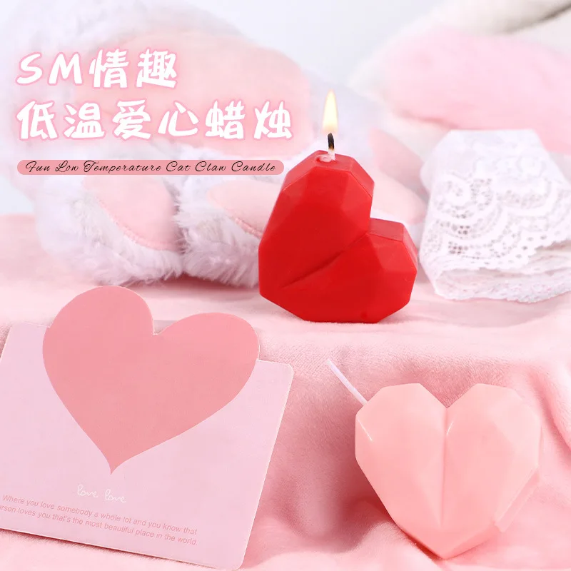 smSexy Love Low Temperature Candles Alternative Passion Training Props Aromatherapy Wax Drip Sex Product One Piece