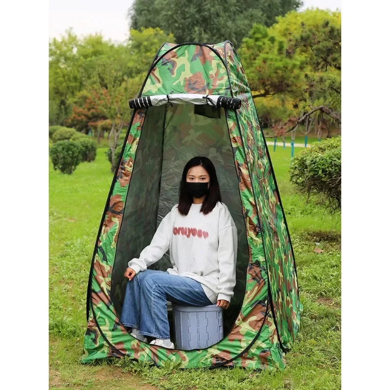 Car Folding Toilet Portable Outdoor Camping Toilet Cover Seat Reusable Emergency Trip Self-driving Toilets
