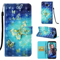 3D Painting RFID Leather Flip Case with Card Slots for Oscal Tiger 13 (A)