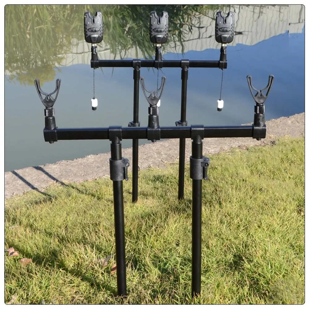 Description Picture 4 of itemHirisi 2 Piece Carp Fishing Bank Sticks Bankstick Aluminium Rod Pod Support Fishing Accessories